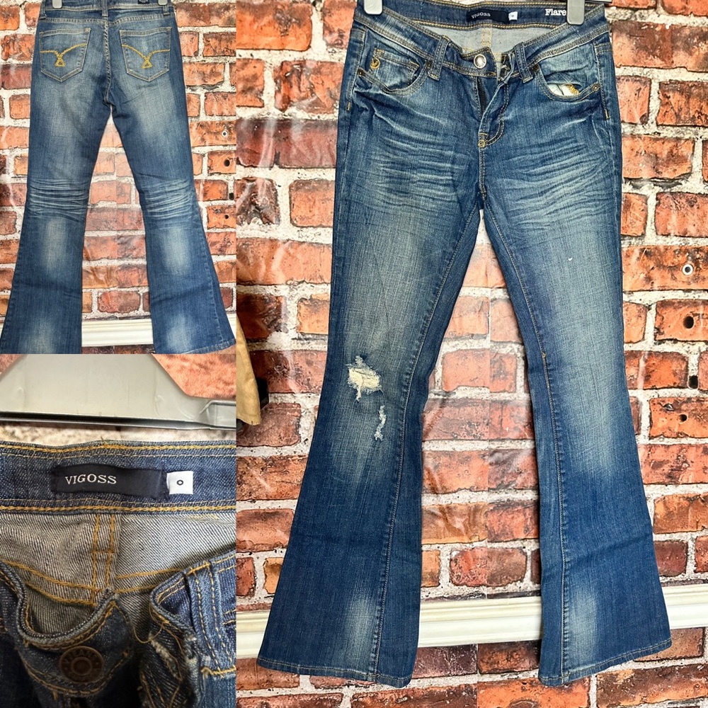 Vigors denim Jean,bootcut,blue,size 0